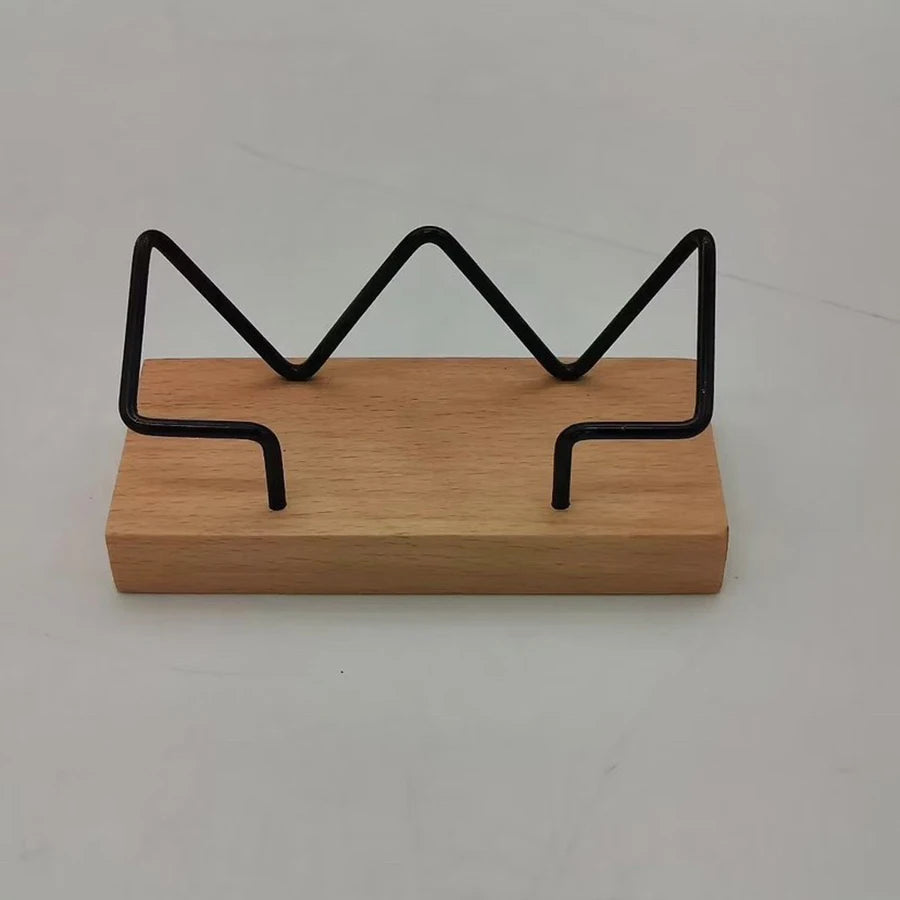 Portatarjetas de Visita de Madera para Escritorio