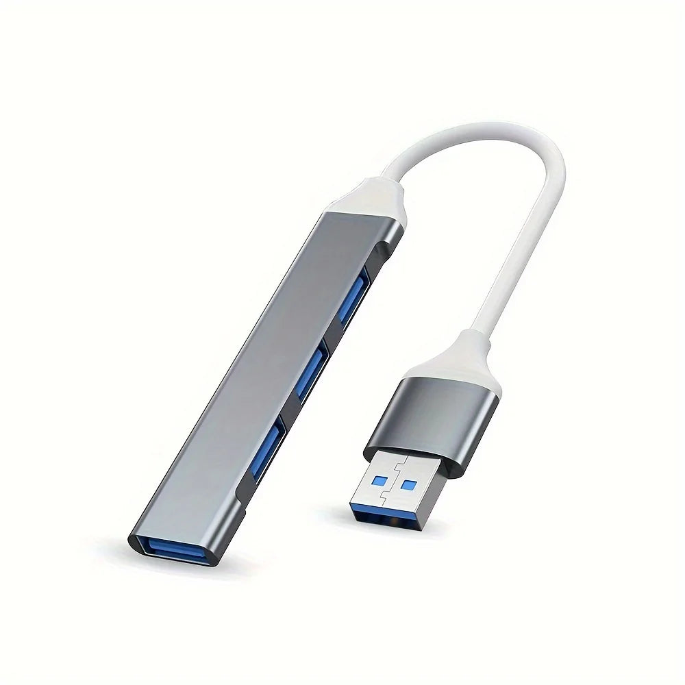 Hub USB-C Multipuerto de 4 Puertos con OTG – Adaptador USB Tipo C para Xiaomi, Lenovo y MacBook
